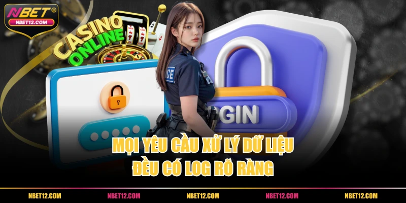 Mọi yêu cầu xử lý dữ liệu đều có log rõ ràng